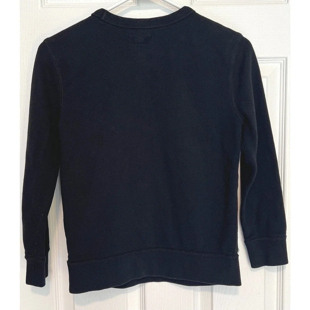 Gap Kids Size 8 M Star Wars Millennium Falcon Sweatshirt Black Graphic Pullover